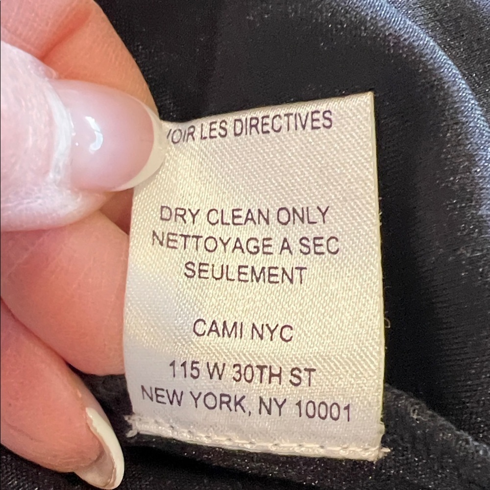 Cami NYC Black Silver Sequin Camisole Top XS NWOT - Picture 8 of 8